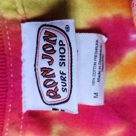 Ron Jon Surf Shop Orlando, Florida, Logo Tie Dye Size M - Picture 9 of 11